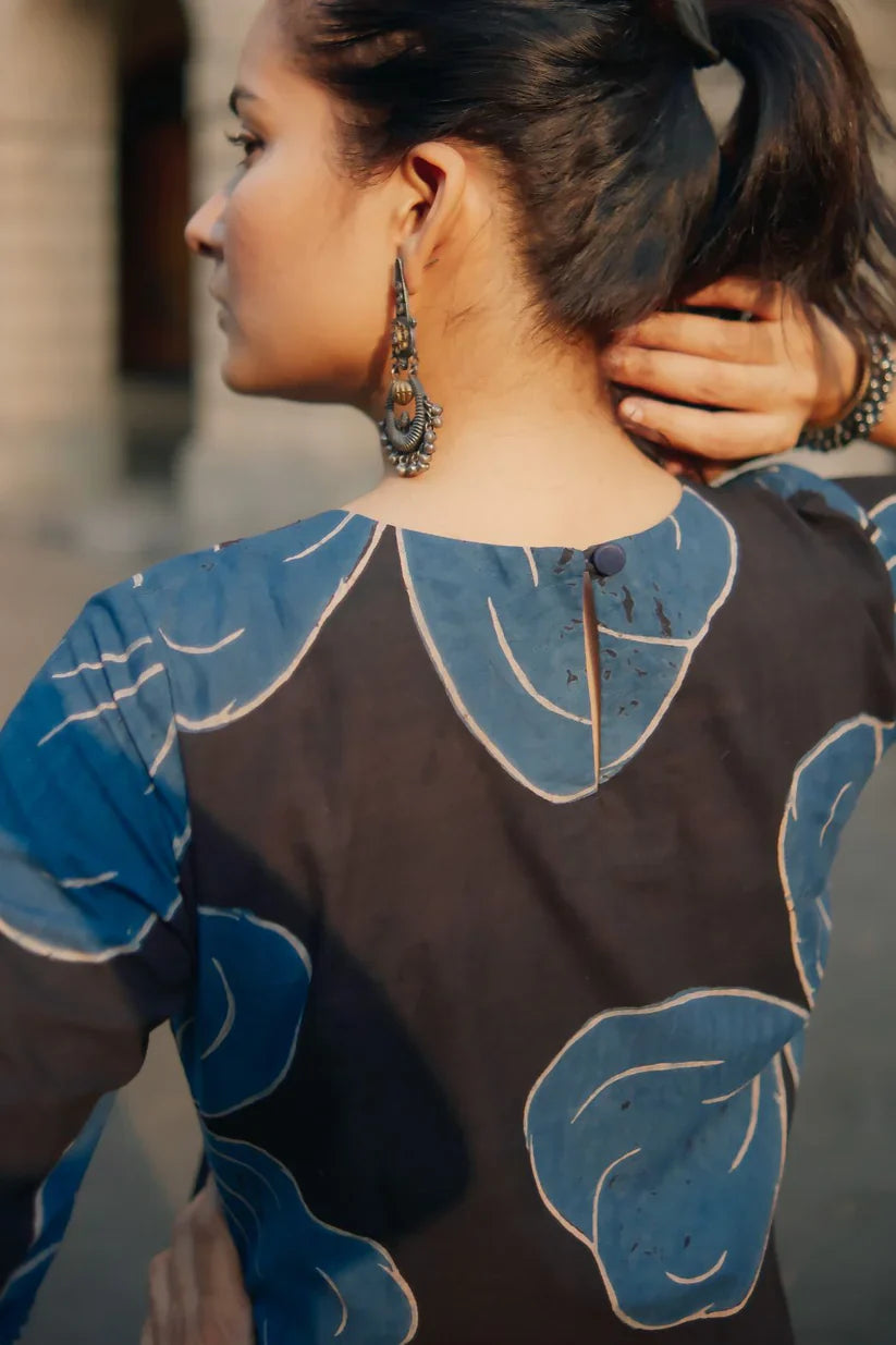 Karya Black Ajrakh Print Co-ord Set