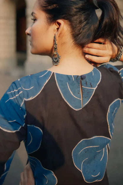 Karya Black Ajrakh Print Co-ord Set