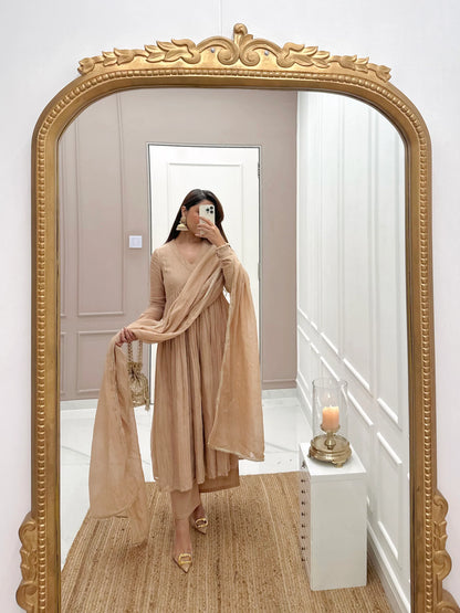 Mul Cotton Anarkali (Set of 3)