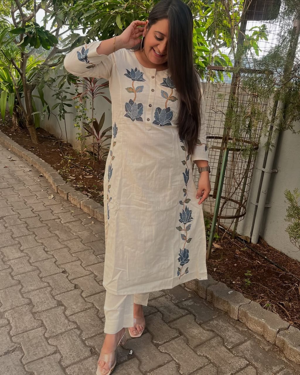 BEAUTIFUL WOVEN COTTON CO-ORD SET