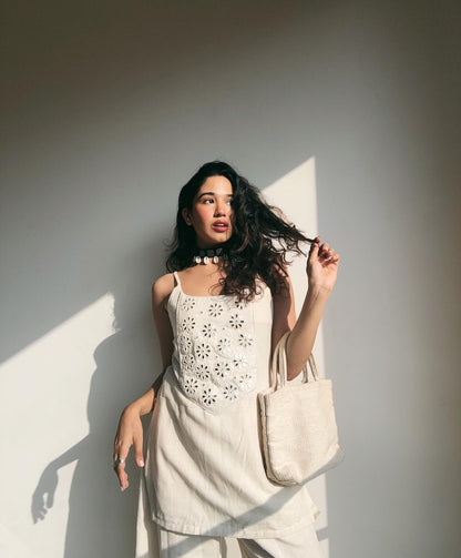 SHEESH PHOOL KURTA SET