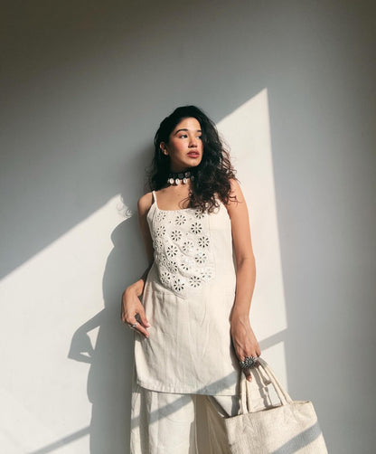 SHEESH PHOOL KURTA SET