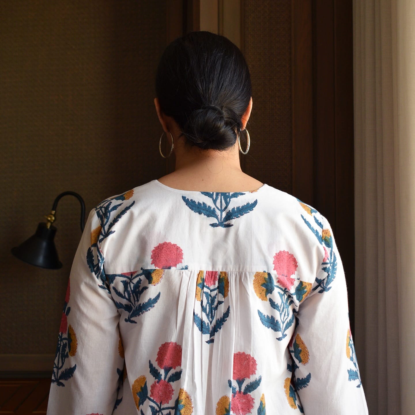 White Mughal Hand-Block Set