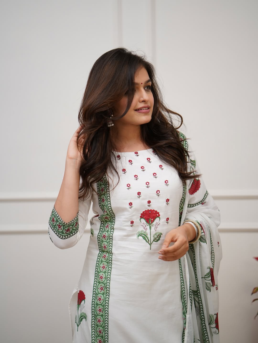 Beautiful Foil Print Suit Sets